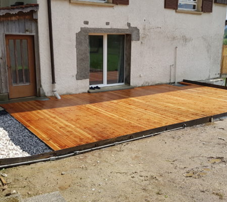 Terrasse de villa réalisée par FS Habitat