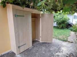 Création d'un cabanon de jardin sur mesure par FS Habitat