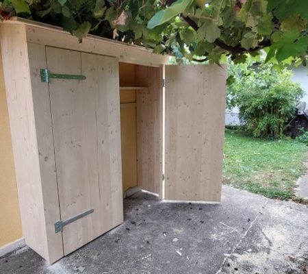 Création d'un cabanon de jardin sur mesure par FS Habitat