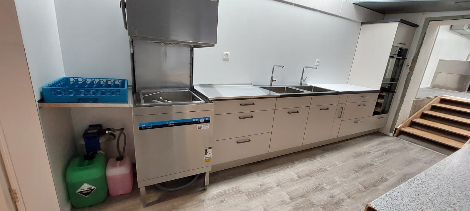 Installation d'une cuisine professionnelle