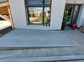 Terrasse en WPC à Broc