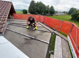 Réparation jardin d'hiver à Cressier
