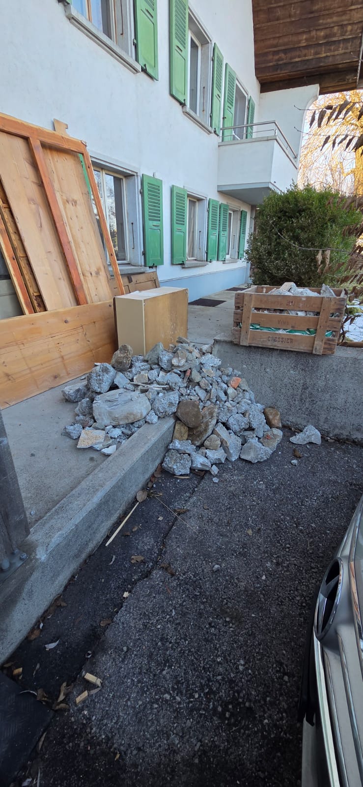 Travaux de rénovation d'un studio