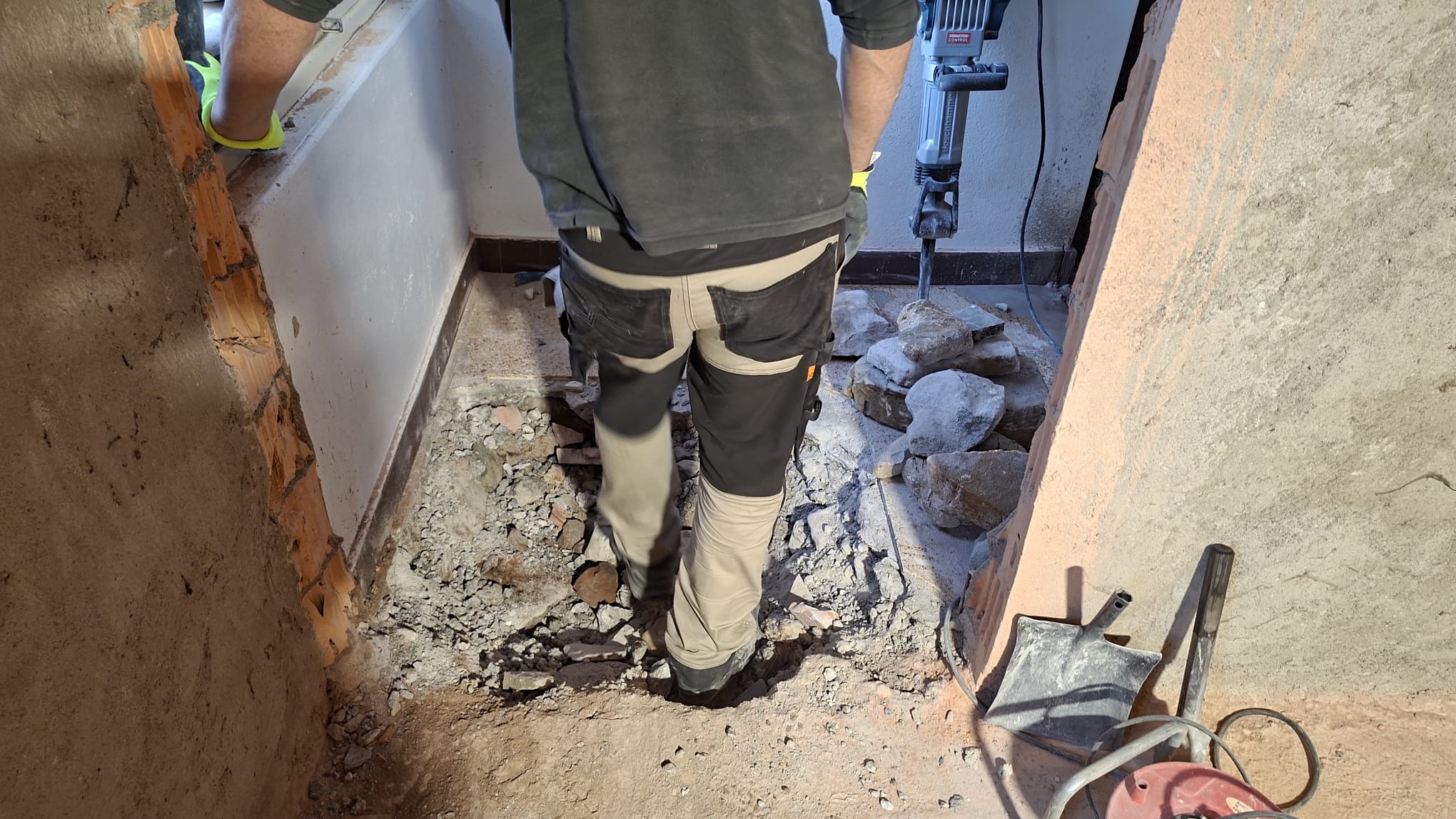 Travaux de rénovation d'un studio