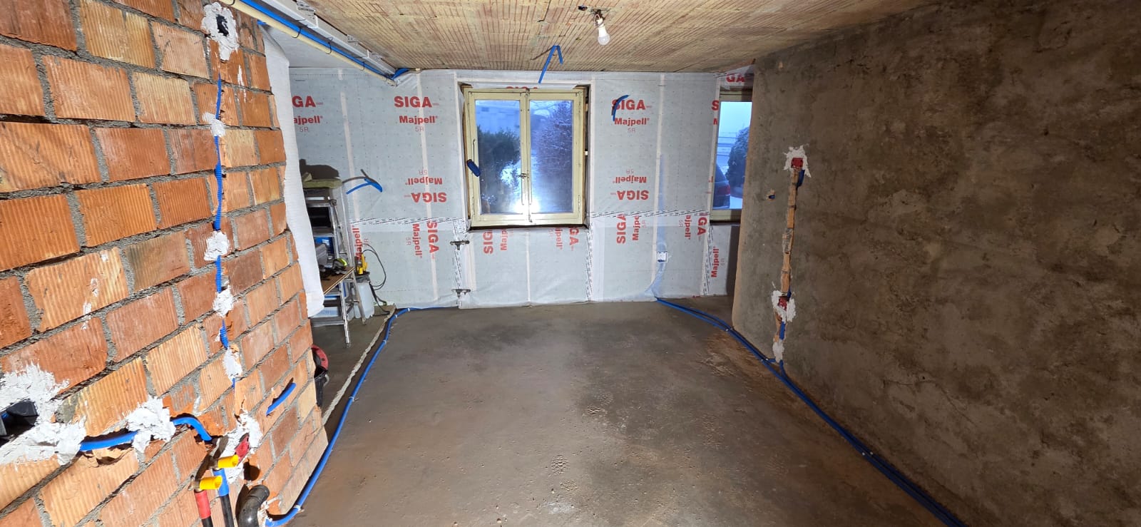 Travaux de rénovation d'un studio