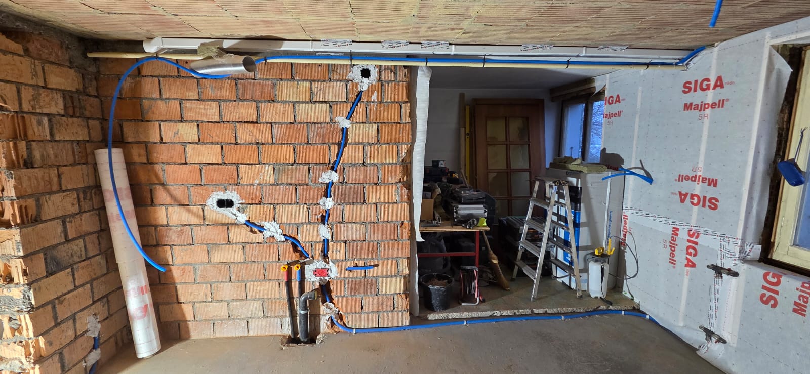 Travaux de rénovation d'un studio