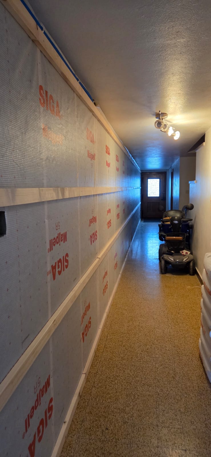 Travaux de rénovation d'un studio