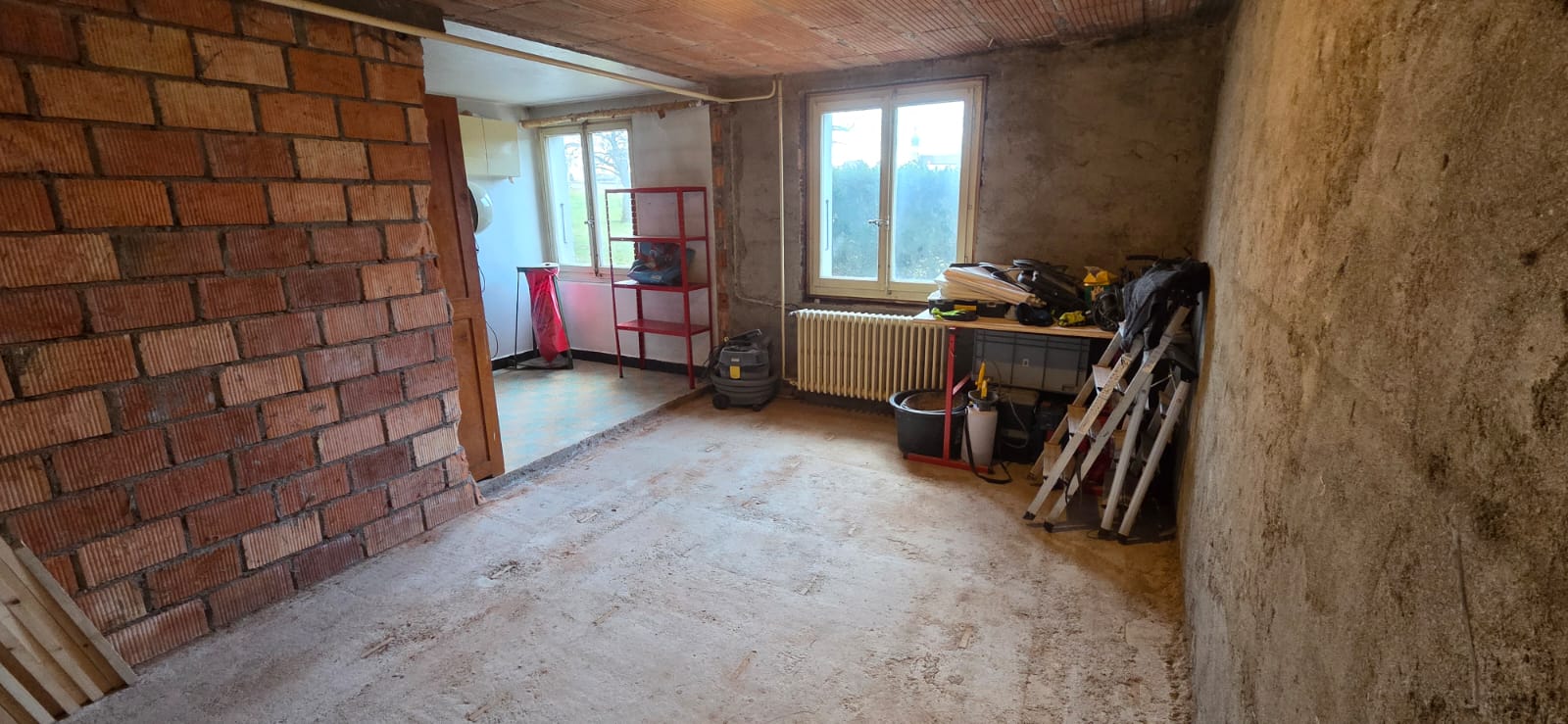 Travaux de rénovation d'un studio