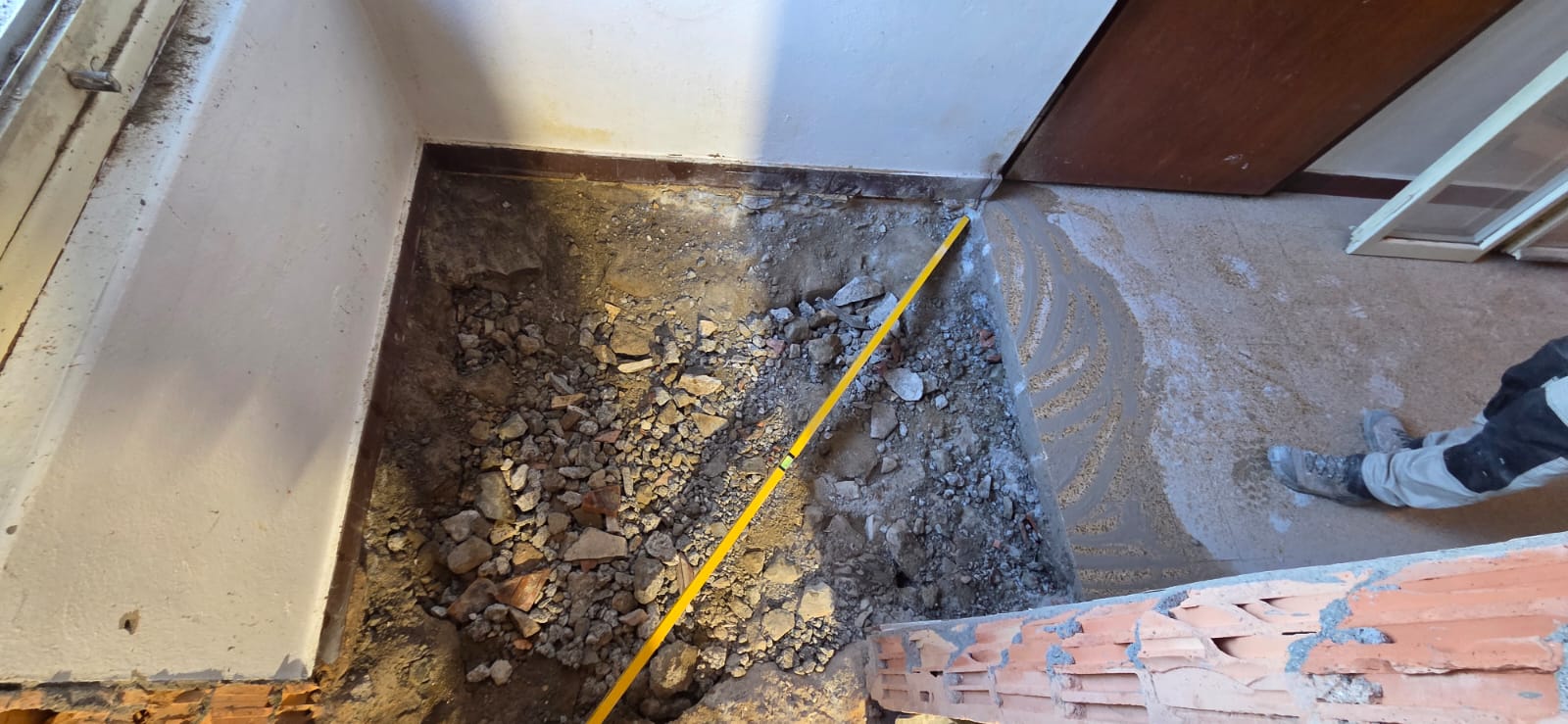 Travaux de rénovation d'un studio